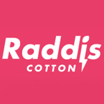 Pink Raddis Cotton Logo